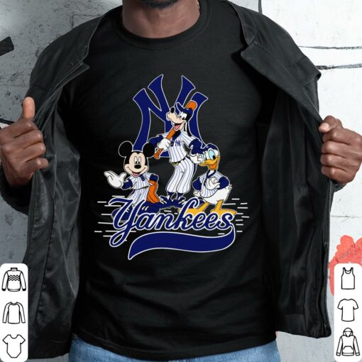 New York Yankees Mickey Mouse Goofy Donald Duck Shirt, New York Yankees Shirt, Mickey and Friends 1