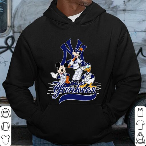 New York Yankees Mickey Mouse Goofy Donald Duck Shirt, New York Yankees Shirt, Mickey and Friends 3
