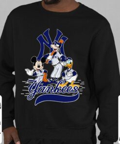 New York Yankees Mickey Mouse Goofy Donald Duck Shirt, New York Yankees Shirt, Mickey and Friends 7