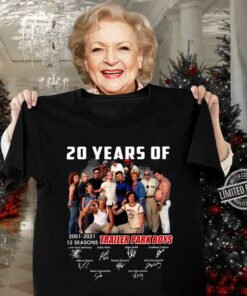 Hot Official 20 years of Trailer Park Boys 2001-2021 12 seasons signatures shirt 6