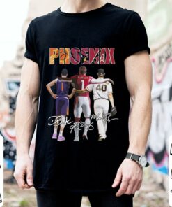 Official Phoenix Sports Teams Phoenix Suns Arizona Cardinals Arizona Diamondbacks Signatures Shirt 5
