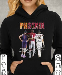 Official Phoenix Sports Teams Phoenix Suns Arizona Cardinals Arizona Diamondbacks Signatures Shirt 7