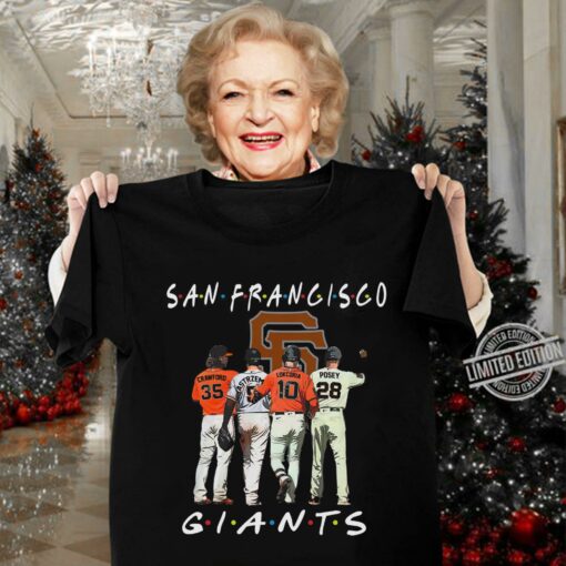Awesome San Francisco Giants Friends Shirt 3