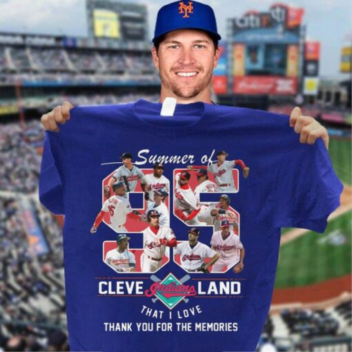 Summer of 95 Cleveland Indians 1995 Season That I Love Thank You For The Memories Shirt 3