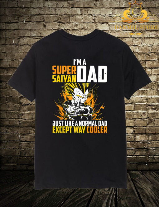 Super Saiyan Funny dad vegeta Shirt