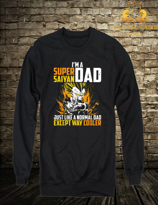 Super Saiyan Funny dad vegeta Sweatshirt