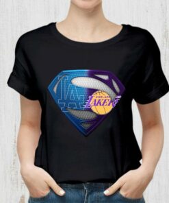 Funny Superman Los Angeles Dodgers And Los Angeles Lakers shirt 5
