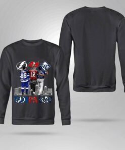 Tampa Bay City Of Champions TB Lightning TB Buccaneers Tom Brady TB Rays Signatures Shirt 7