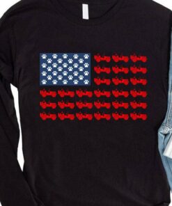 Best Top Jeep And Paw Dog American Flag Happy 4th Of July shirt 7