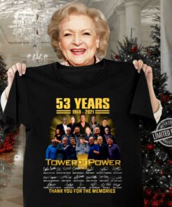 Tower of Power 53 years 1968-2021 signatures thank you for the memories shirt 6