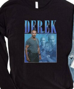 Hot Vintage Derek Morgan Criminal Minds TV Series Homage T-shirt 7