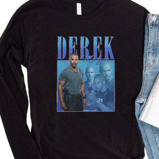 Hot Vintage Derek Morgan Criminal Minds TV Series Homage T-shirt 4