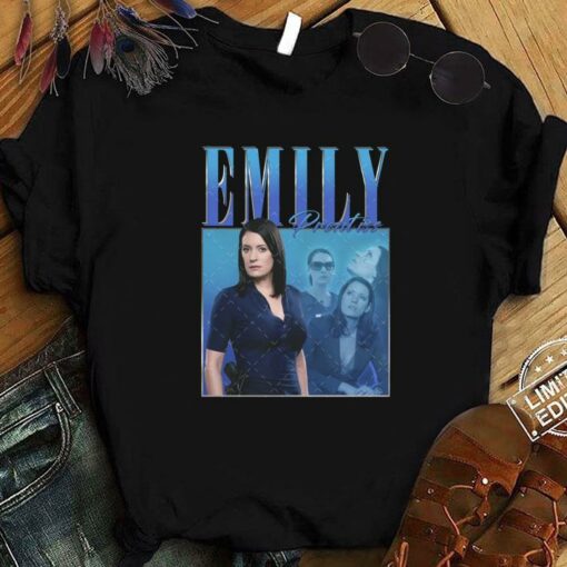 Awesome Vintage Emily Prentiss Criminal Minds TV Series Homage T-shirt 1