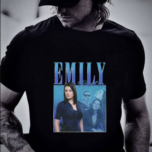 Awesome Vintage Emily Prentiss Criminal Minds TV Series Homage T-shirt 2