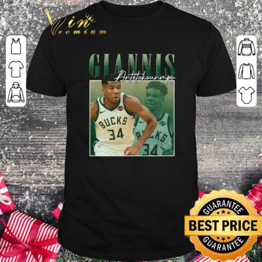 Best Vintage Giannis Antetokounmpo Milwaukee Bucks T-Shirt 1