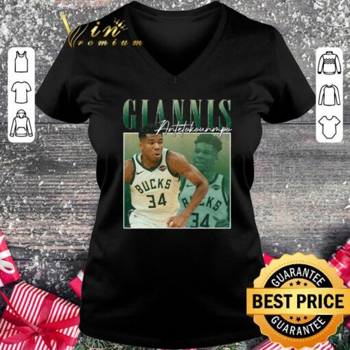 Best Vintage Giannis Antetokounmpo Milwaukee Bucks T-Shirt 2