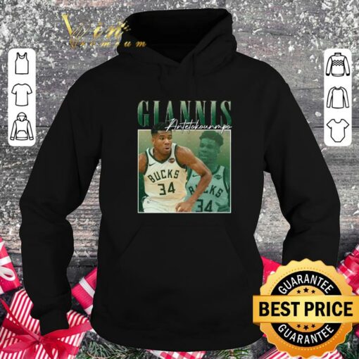 Best Vintage Giannis Antetokounmpo Milwaukee Bucks T-Shirt 4