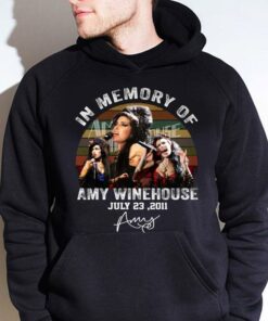 Vintage In Memory Of Amy Winehouse july 23 2021 signature sunset shirt 7