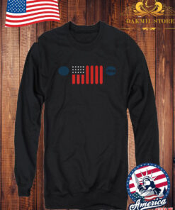 Vintage Jeep WJ 4x4 American Flag Wrangler Sweatshirt