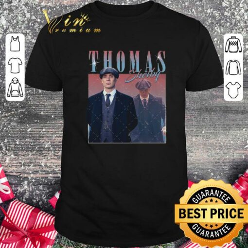 Hot Vintage Thomas Shelby Peaky Blinders Signature Homage Shirt 1