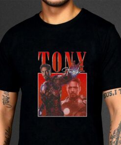 Awesome Vintage Tony Stark Signature Homage Shirt 6