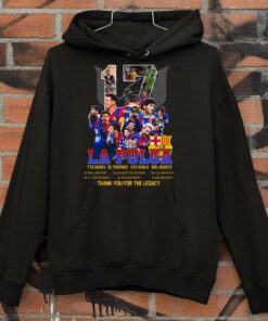 Hot 17 Lionel Messi La Pulga Achievements Signature Thank You For The Legacy Shirt 7