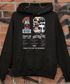 Awesome 2021 Arcade Fire 18 years of 2003-2021 Signatures Thank Memories Shirt 7