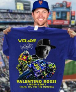 Official 2021 VR46 Signature Valentino Rossi Thank You For The Memories Shirt 6
