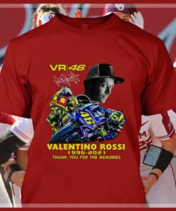 Official 2021 VR46 Signature Valentino Rossi Thank You For The Memories Shirt 7