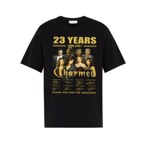 23 Years 1998-2021 Charmed Thank You For The Memmories T Shirt