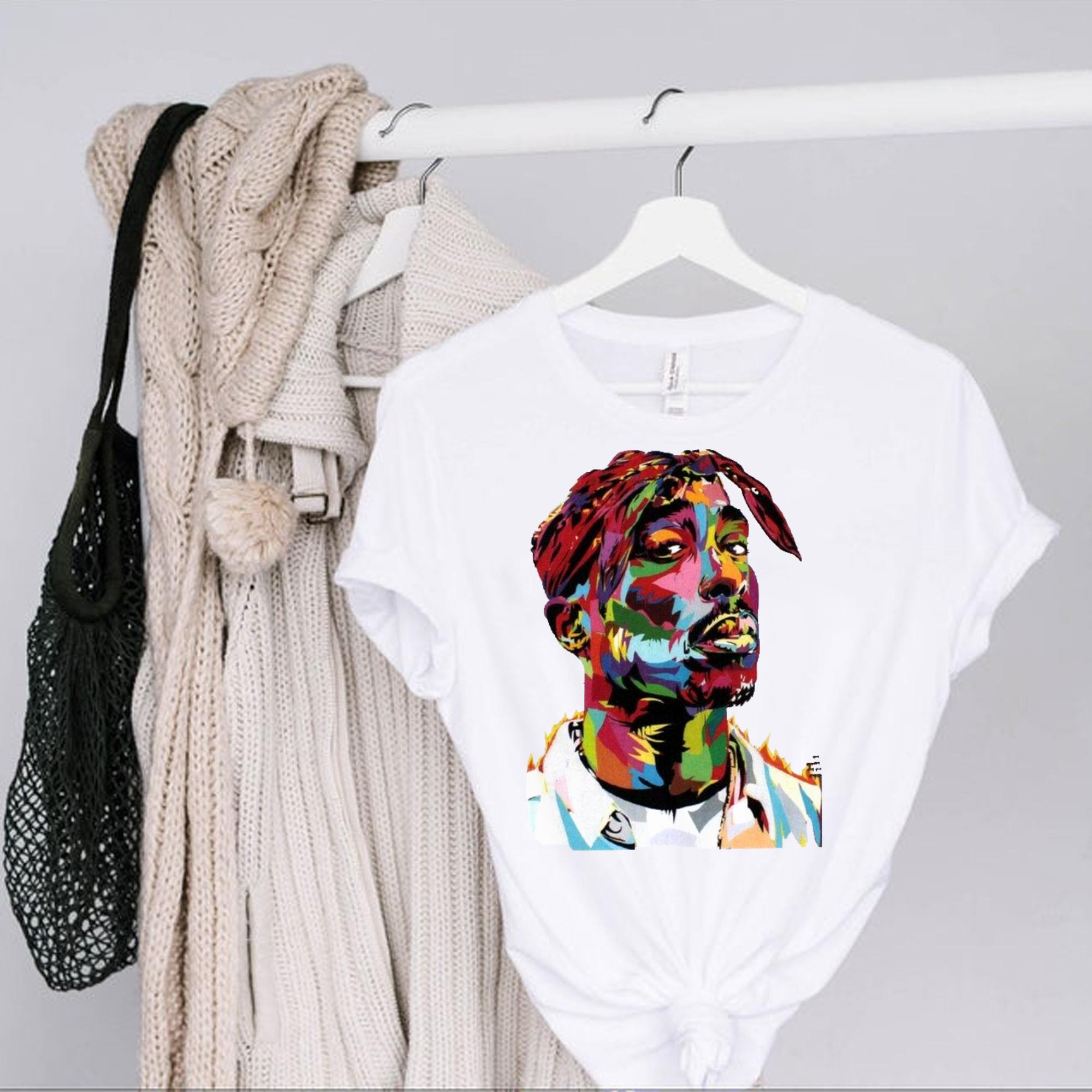 2PAC Tupac Shakur Hip Hop Rapper Tshirt