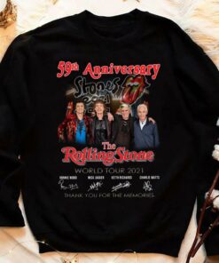 Funny 59th Anniversary The Rolling Stones Band World Tour 2021 Signatures Thank You For The Memories Shirt 3 Funny 59th Anniversary The Rolling Stones Band World Tour 2021 Signatures Thank You For The Memories Shirt 7