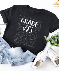 5th Grade Math Square Root Of 25 Back To School T-Shirt