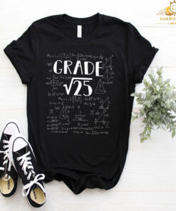 5th Grade Math Square Root Of 25 Back To School T-Shirt