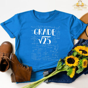 5th Grade Math Square Root Of 25 Back To School T-Shirt