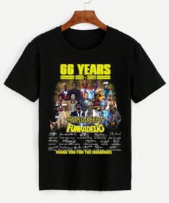 66 Years 1955-2021 Paraliament Funikadelio Thank You For The Memories T Shirt