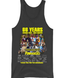 66 Years 1955-2021 Paraliament Funikadelio Thank You For The Memories Tank Top