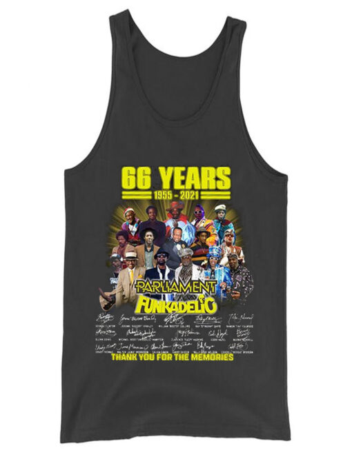 66 Years 1955-2021 Paraliament Funikadelio Thank You For The Memories Tank Top