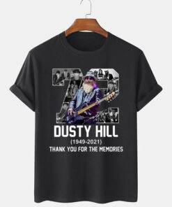 72 Dusty Hill 1949-2021 Thank You For The Memories T shirt