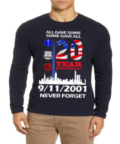9-11 Never Forget 20 Years Anniversary T-Shirt,Vintage shirt, Hoodie, Sweater, Longsleeve T-Shirt
