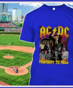 Hot ACDC Band Highway To Hell Signatures Shirt 5