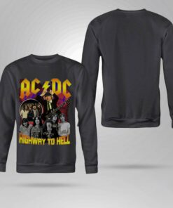 Hot ACDC Band Highway To Hell Signatures Shirt 7