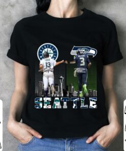 Premium Abraham Toro Russell Wilson Signatures Seattle Marines Seattle Seahawks Shirt 6