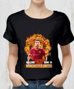Original Adidas Cristiano Ronaldo Welcome CR7 Home To Manchester United FC Shirt 5