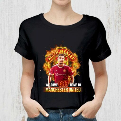 Original Adidas Cristiano Ronaldo Welcome CR7 Home To Manchester United FC Shirt 2