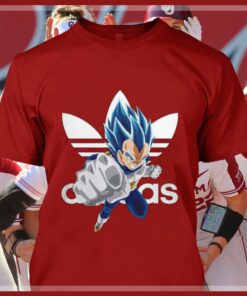 Hot Adidas Dragon Ball Vegeta Super Saiyan Blue Evolved Shirt 7