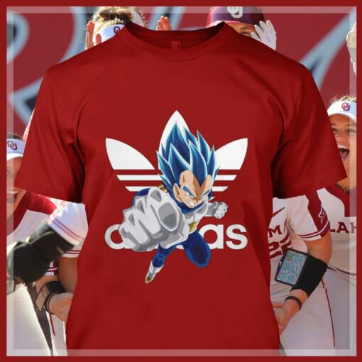 Hot Adidas Dragon Ball Vegeta Super Saiyan Blue Evolved Shirt 4