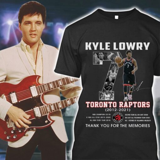 Best All-NBA Kyle Lowry Toronto Raptors 2012-2021 Signature Thank You For The Memories Shirt 1