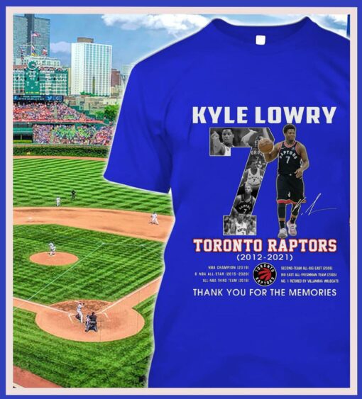 Best All-NBA Kyle Lowry Toronto Raptors 2012-2021 Signature Thank You For The Memories Shirt 2