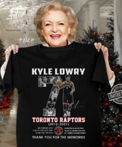 Best All-NBA Kyle Lowry Toronto Raptors 2012-2021 Signature Thank You For The Memories Shirt 6
